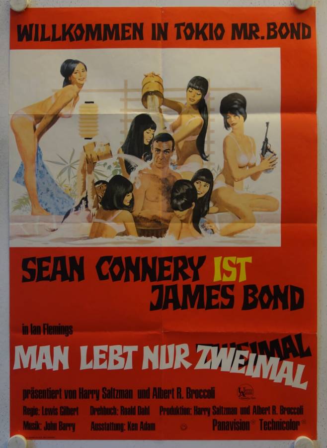 James Bond 007: Man lebt nur zweimal originales deutsches Filmplakat